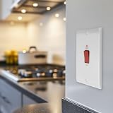 BG Electrical Nexus 800 Cooker Control Switch Unit 45A Double Pole LED White view 7