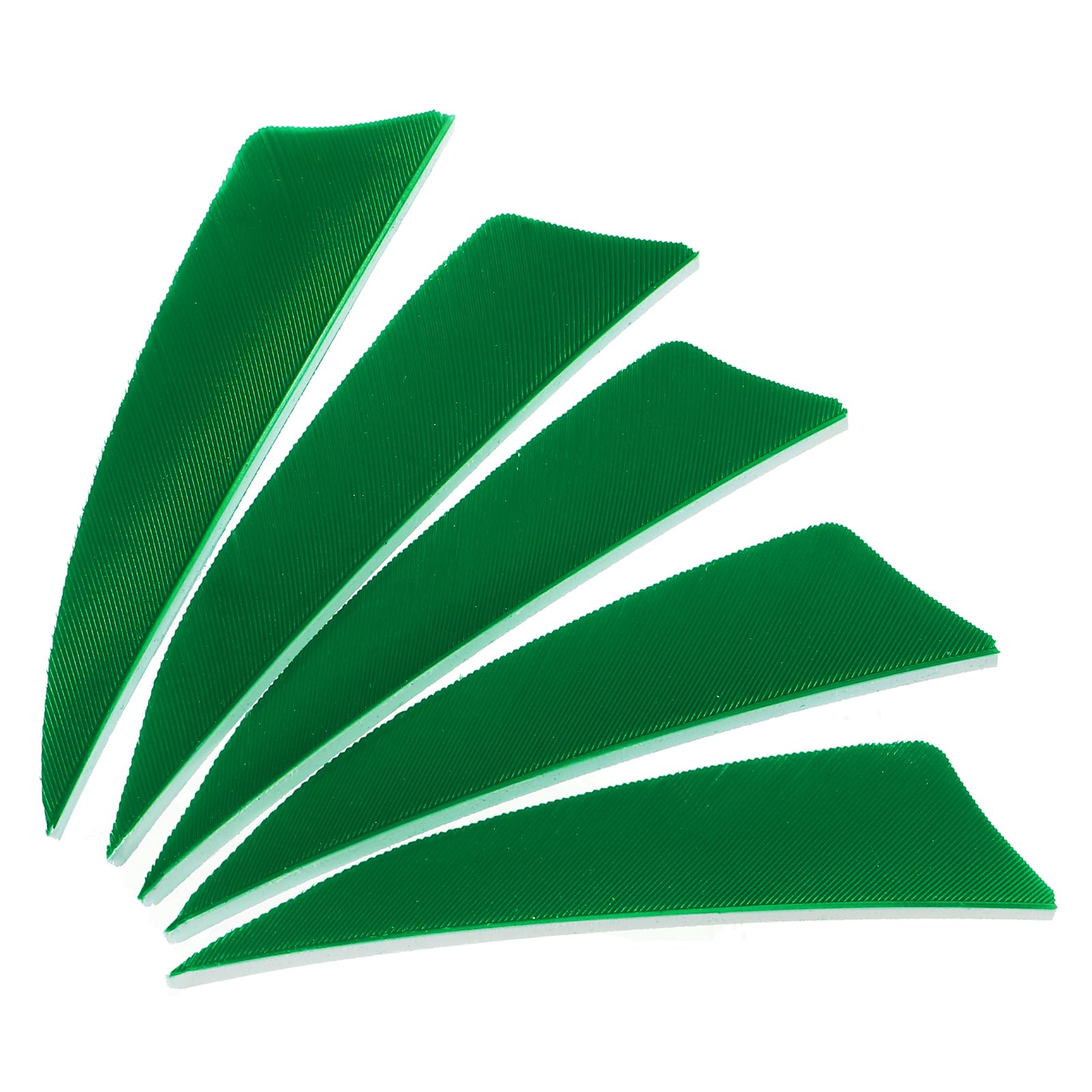 PATIKIL Arrows Vanes 50 Pack 3 Inch Arrow Turkey Feather Fletch Right Wing Fletching Green for DIY Target Shooting