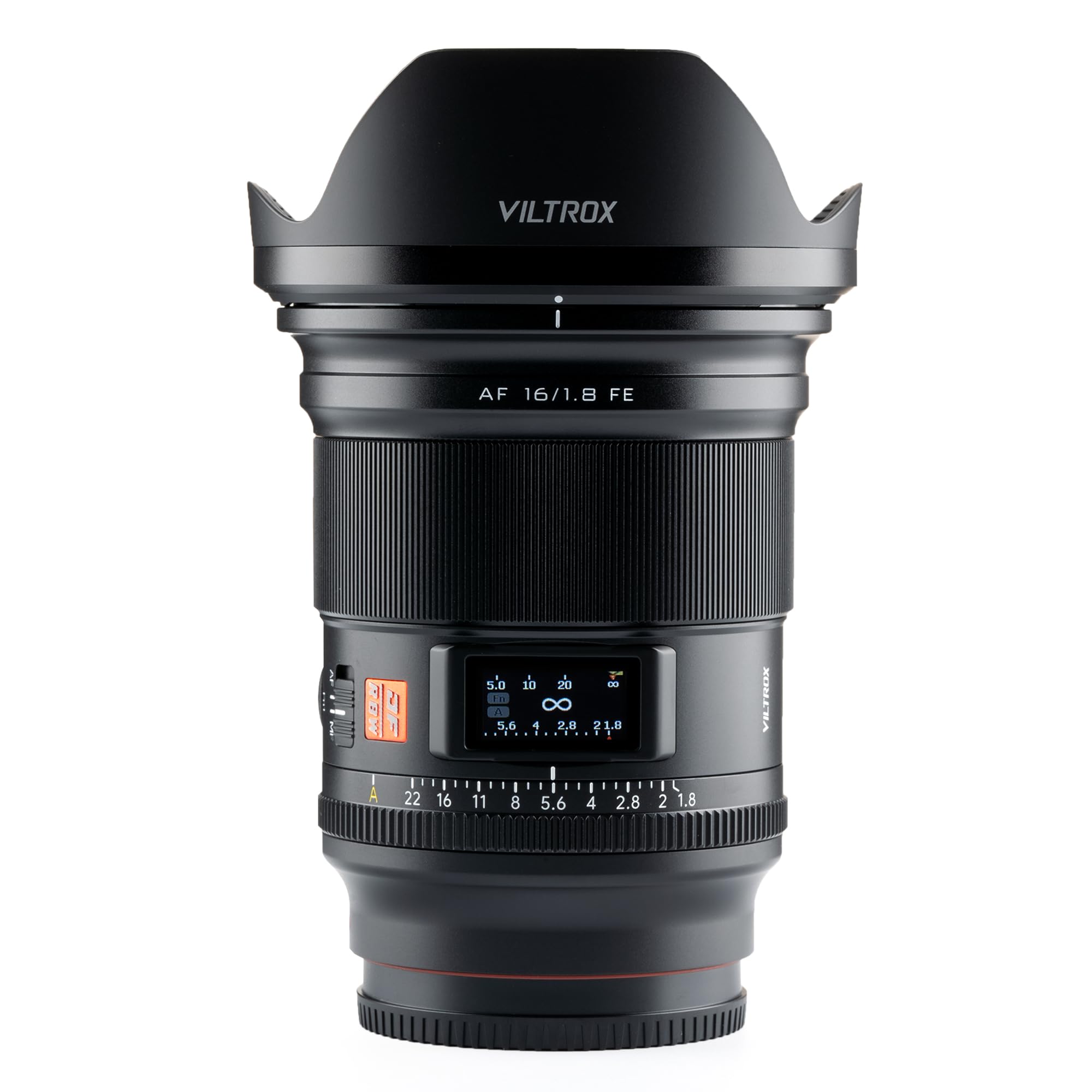 VILTROX AF 16mm f/1.8 FE Full Frame Lens, Auto