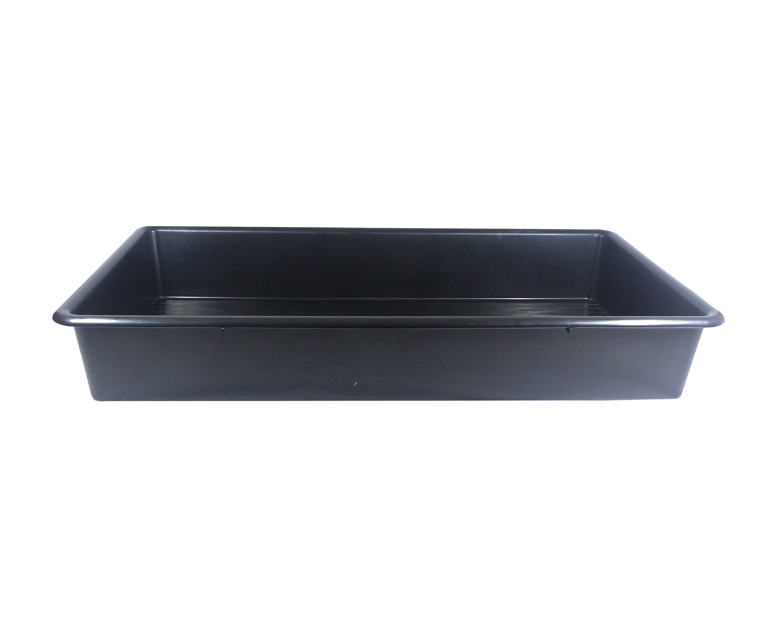 Britten & James 100 x 55cm Large Extra Deep Tray Black. Use in the garden, greenhouse, for hydroponics, oil drain tray, for muddy boots, litter tray etc.