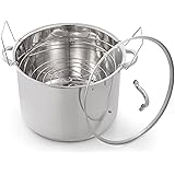 McSunley Stainless Steel Prep N Cook Water Bath Canner, 21.5 quart, Silver (620)