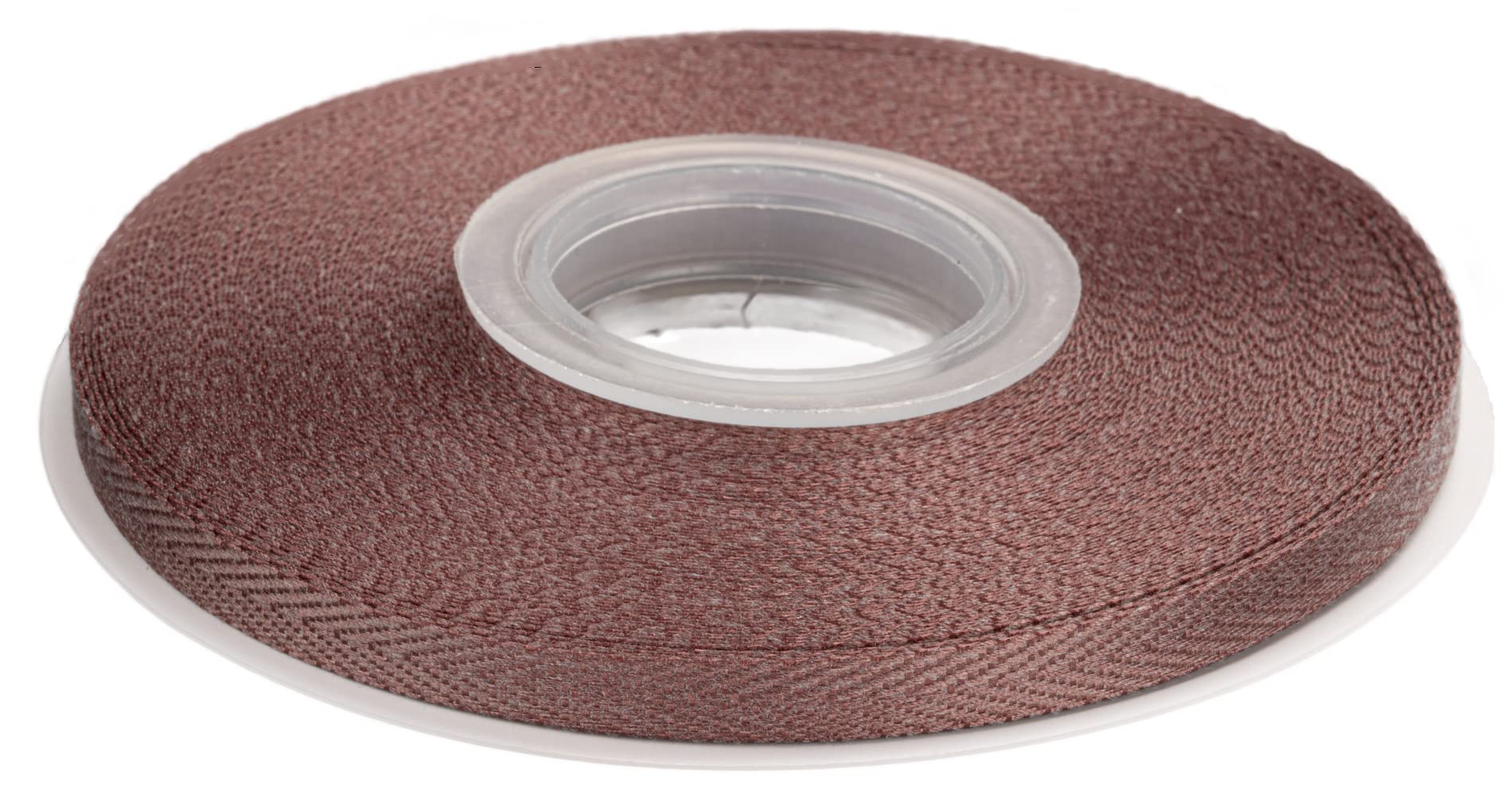 Joycrosso Herringbone Tape Twill Ribbon Soft Handle, Great for Gift Wrapping Craft Sewing, 6mm x 22 Meters - Chocolate Chip