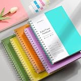 EMSHOI A4 Notebook 300 Pages Spiral 100gsm PVC Cover Yellow view 7