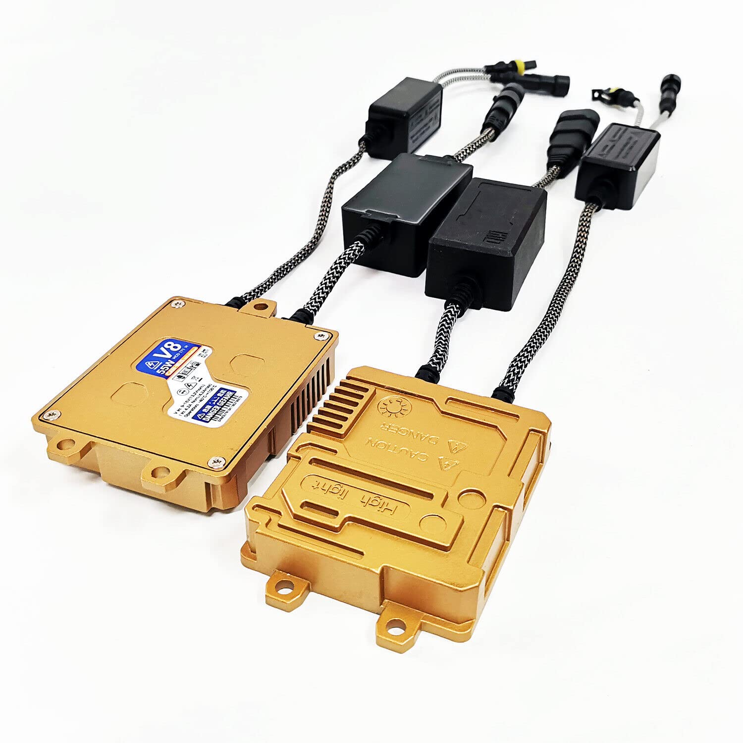 Photo 1 of Troniz Xenon HID Ballast 55W CANBUS 12V Universal Replacement for H1 H3 H4 H7 H11 H13 9005 9006 9007 5202 880, Pack of 2