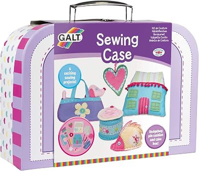 Galt Creative Cases Sewing Set for Kids 7 plus Carry Case