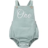 FYMNSI Unisex Baby Boy Girl Corduroy Romper Bubble Bodysuit Infant Backless Overalls 1st Birthday Halloween Christmas Outfit