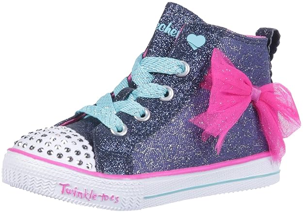 Skechers Mädchen Shuffle Lite-Harmony Hearts Hohe Sneaker