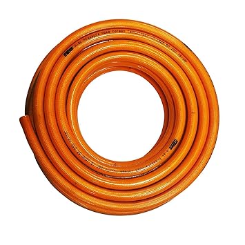 MITRAS 3 Layered High Pressure Hose Pipe (10mm ID - 15mtr) for Water Delivery, Gases, Pesticide Spray, Air Hose, Paint Booth, Pneumatic Tools, Home/Kitchen, Household Cleaning, Bike/Car Wash