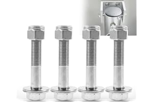 ZEZHIMI BK-1-DP Jack Plate Bolt Kit Replace for BK-1-DP，02-1729，for Mounting Outboard to Plate - Coarse Thread