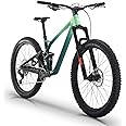 SAVADECK Carbon Full-Suspension MTB w/Shimano Deore M6100 12-Speed, 4-Piston Hydraulic Brakes, 3-Stage Lockout Air Shock Absorber, Thru-Axle Shoulder -Controlled & 2.4" Anti-Skid Tires (Upgradable)