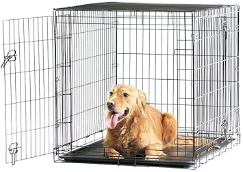Savic Dog Cottage Black Powder Coated Dog Crate 118 X 77 X 84 Cm