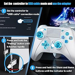 Wireless for PS5 Controller, Compatible with