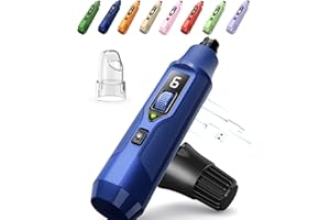 YABIFE 7-Speed Dog Nail Trimmers, Professional Dog Nail Grinder with Light - Heavy Duty Pet Nail Grinder for Dogs/Cats/Birds/Small Animals - Whisper Quiet, Single Hand Operation