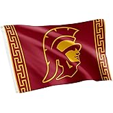 Desert Cactus University of Southern California USC Flag - 3 x 5 Feet Trojans Banner, Indoor/Outdoor Durable Fabric, 100% Polyester Design (Style D)