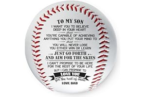 DOPTIKA Valentines Day Gifts For Kids, Graduation Birthday Gifts For Son, Grandson From Dad, Mom, Grandparents, Personalized Baseball Gifts For Him, Gifts For Baseball Players Boys, Mens Valentines Day Gifts