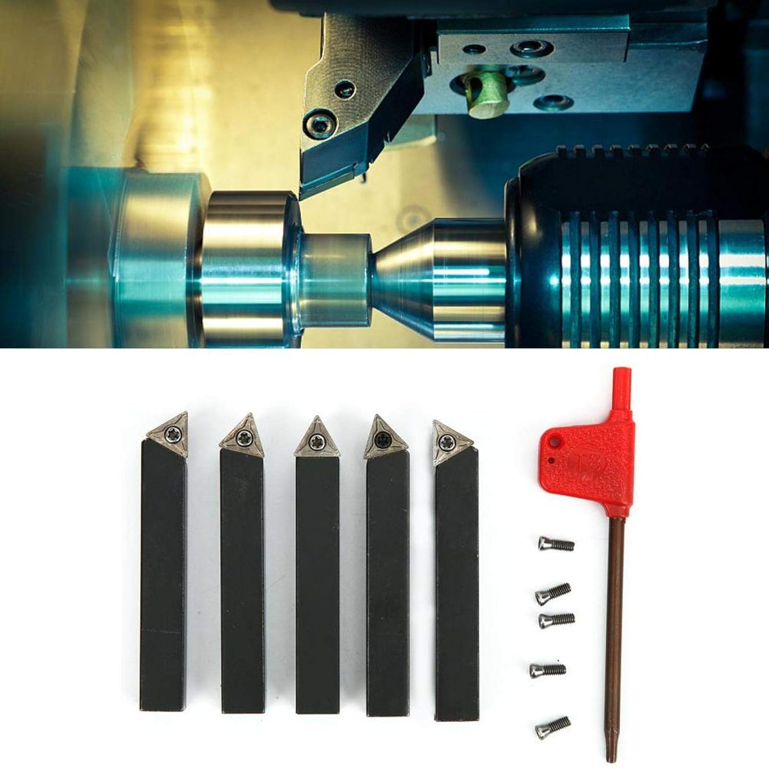 Carbide Turning Tool Set Cutting Tool 3/8in Turning Tool Lathes Cutting
