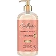 Shea Moisture Shampoo Coconut and Hibiscus, for Thick, Curly Hair, to Cleanse & Hydrate, 24 Fl oz