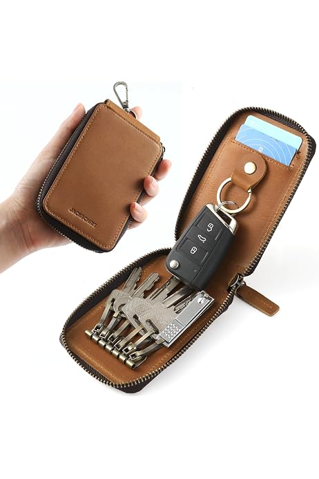 Amazon.com: Jack&Chris Leather Multi Card Organizer Wallet Credit 