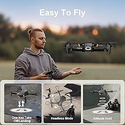 4DV4 Drone with 1080P Camera for Adults Kids,FPV HD