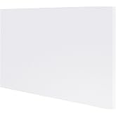 HDPE Plastic Sheet 1/2 Inch Thick 24" x 36", High Density Polyethylene Solid Board with Different Surfaces (Textured Front &amp; Smooth Back), 0.5" Thick DIY Machining Panels for Home, Crafts (White)