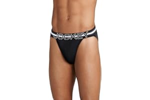 Jockey Sport Men's Underwear Sport Stability Pouch Microfiber String Bikini