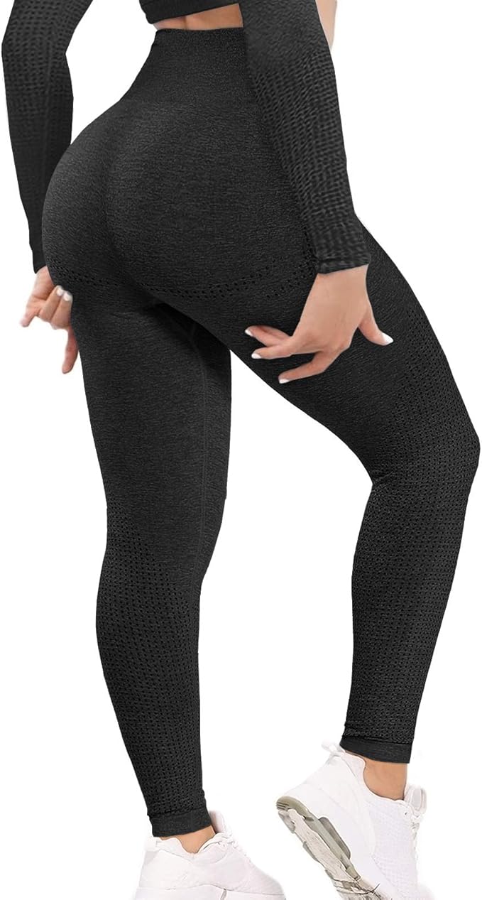 Chriamille Lift Leggings Workout Seamless Leggings for Women Butt Lift