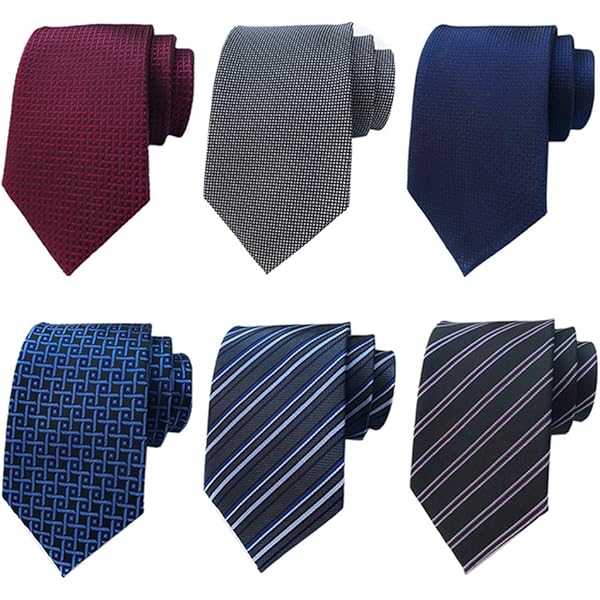 Tie Clips For Men, 5 Pack Bar Set For Regular Ties, Botswana