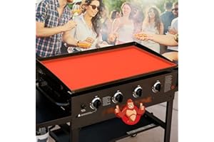 EDDHOMES 36" Silicone Mat for Blackstone Griddle Top, 100% Silicone Protective Mat Cover for Blackstone, Heavy Duty/Non Stick/Reusable Food-grade Silicone Grill Mat Protect Your Griddle from Dirt & Rust