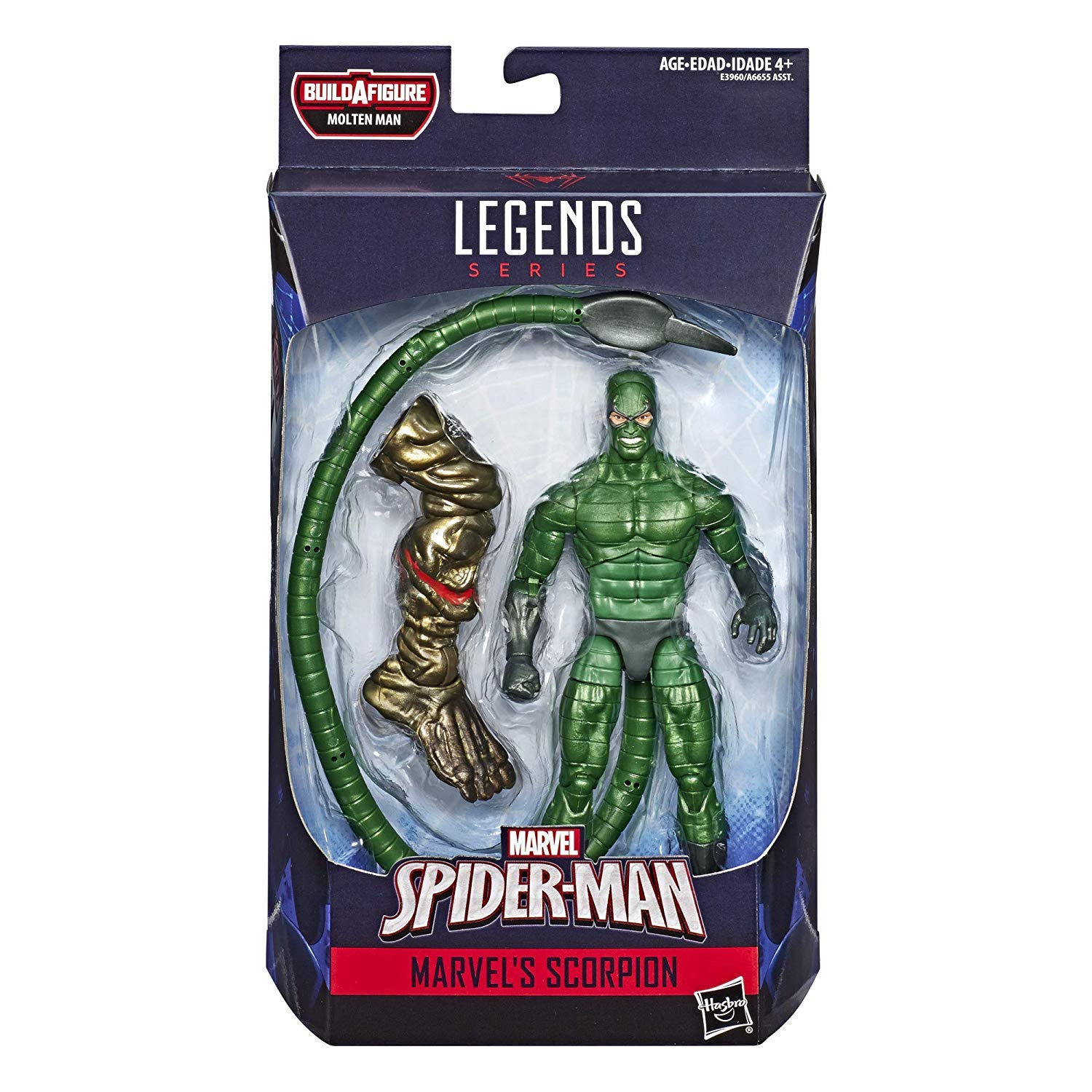 Mua スパイダーマン ハズブロ マーベルレジェンド 6インチ アクションフィギュア モルテンマン シリーズ スコーピオン Hasbro Spider Man 19 Marvel Legends Molten Man Series Scorpion 映画 最新 マーベル 並行輸入品 Tren Amazon Nhật Chinh Hang 21 Fado