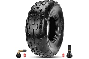 EOPOAYI 19x7-8 Mini Bike Knobby Tire Compatible with Baja Warrior MB165 MB200 Coleman CT200U BT200X Axis M200 Trailmaster Massimo Coolster 110cc 125cc ATV Quad 4 Wheeler UTV Go Kart Replacement Parts