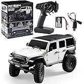 RCSHOBBY RC Crawler 1/24 RC Rock Crawler 4X4 Monster Truck Off Road Climbing Vehicles with Bright Headlight Waterproof 2.4GHz