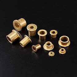 HARFINGTON 6pcs Flange Bearing Sleeve 4mm Bore 8mm