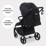 My Babiie MB160 Pushchair Birth to 22kg 4 Wheel Suspension Black Leopard view 6