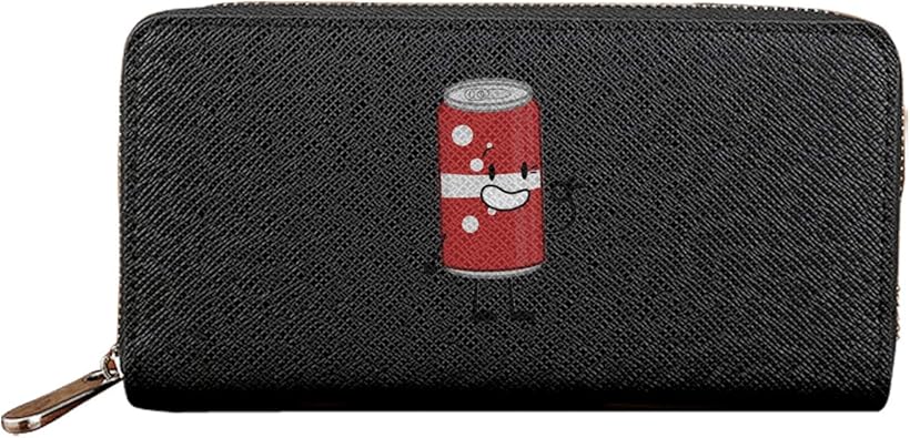 Amazon コーラソーダリンク 財布 長財布 メンズ財布 レディース財布 おしゃれ ジッパー コインケース 大容量 小銭入れ ファッション小物 Not 財布