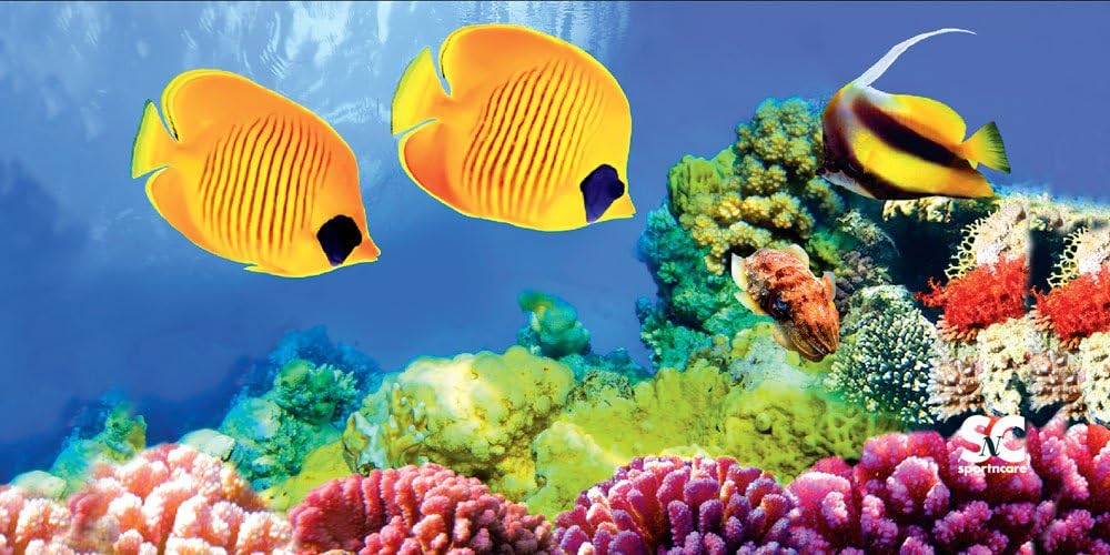 Sport N CareMarine SEA Life Towel Micro Fiber Towel Ultra Absorbent Fast Dry Performance Compact Light Weight Sands Free Size 32 x 60 High Resolution Sublimation Printed Made in USA
