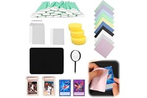 XANGNIER 145 Pcs Card Cleaning Kit,Trading Sports Card Repair and Care Tool Kit for Baseball Football Basketball Sports Cards