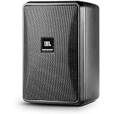 JBL Professional Control 23-1 Ultra-Compact 8-Ohm Indoor/Outdoor Background/Foreground Speaker, Black, Sold as Pair