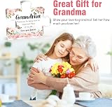 Buioata Gifts for Grandma Acrylic Puzzle Block with Heartfelt Message 3.3x3.9 in view 2