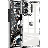 ROSEHUI Clear Glitter Phone Case for iPhone