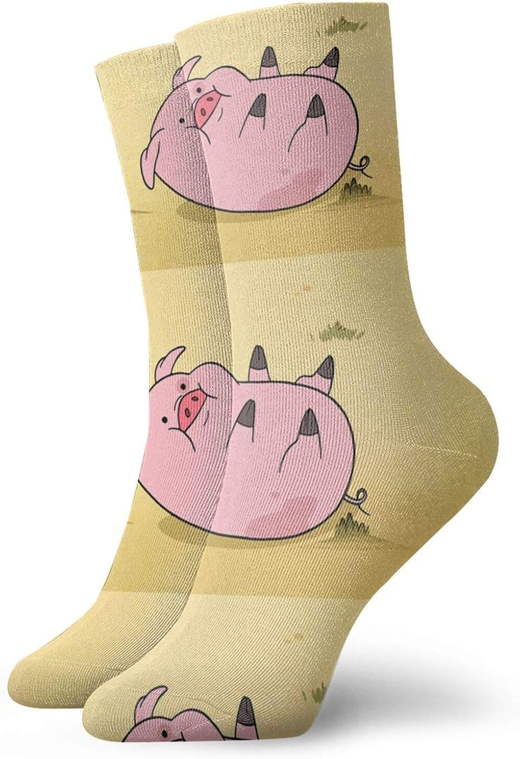 Gravity Falls Pig Funny Socks For Men Women Casual No Show Ankle Socks