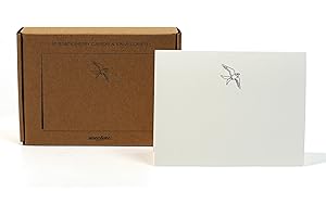 ANECDOTE. Beautiful Blank Cards and Envelopes, Set of 10 - Gorgeous Greeting Cards Can be used as Thank You Cards with Envelopes, Blank Cards for Personalized Notes & All Occasions incl. Weddings, Birthday Cards, Business & Baby Showers - Sparrow