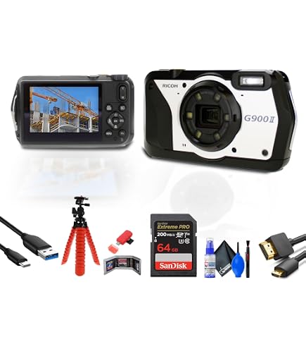 Amazon.com : Ricoh G900 II Digital Camera (01472) Bundle Including