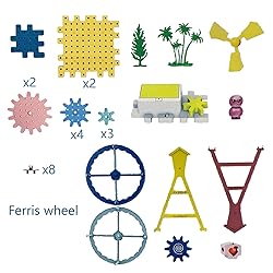 Electric Ferris Wheel Model Building Puzzle Toys