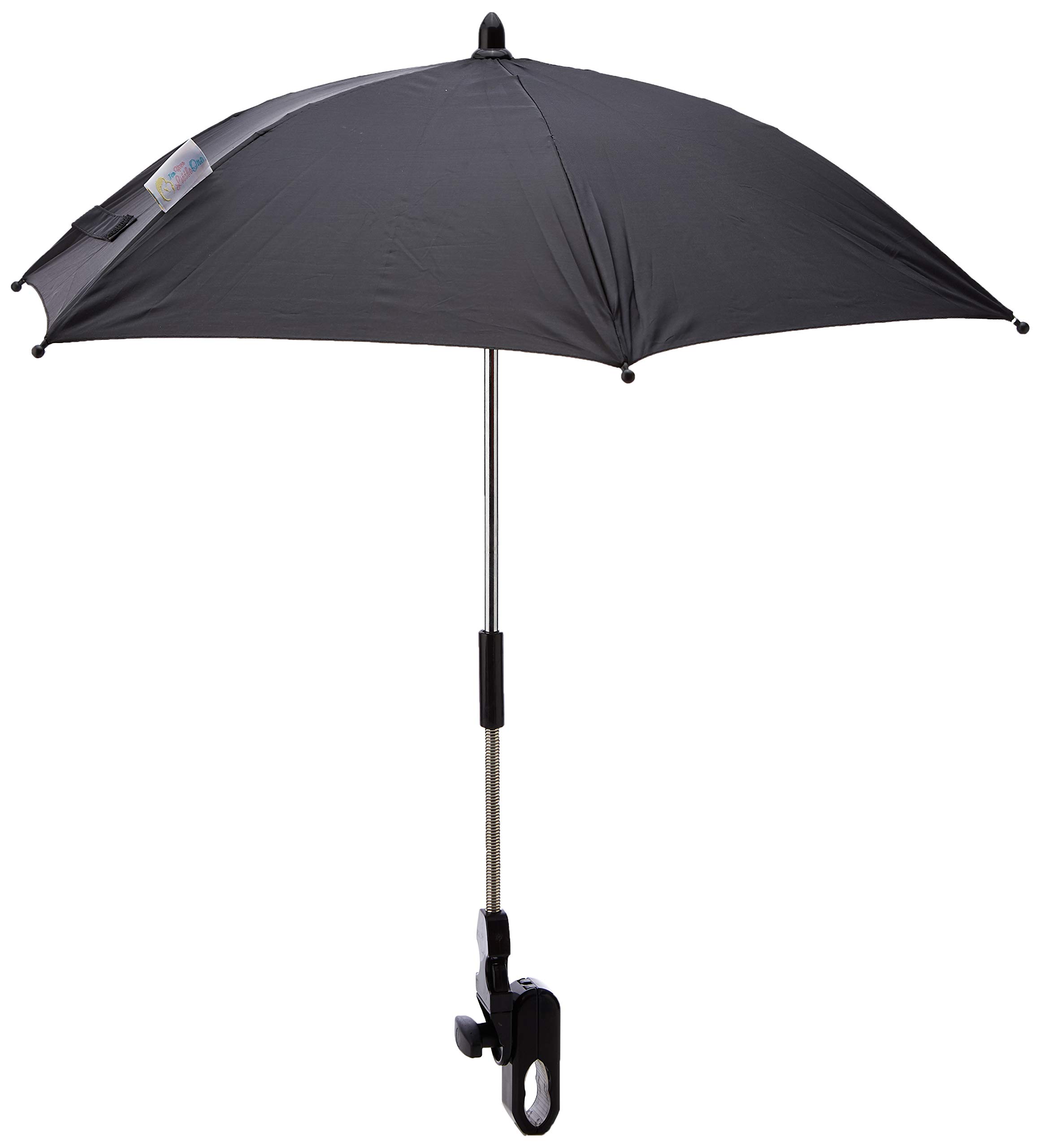 Universal Baby Parasol to Fit Silver Cross Stroller Buggy Pram Black