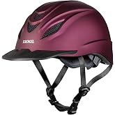 Troxel Intrepid Saddle Horse Riding Helmet, Low-Profile Adjustable Design, Safety Horseback Riding Gear