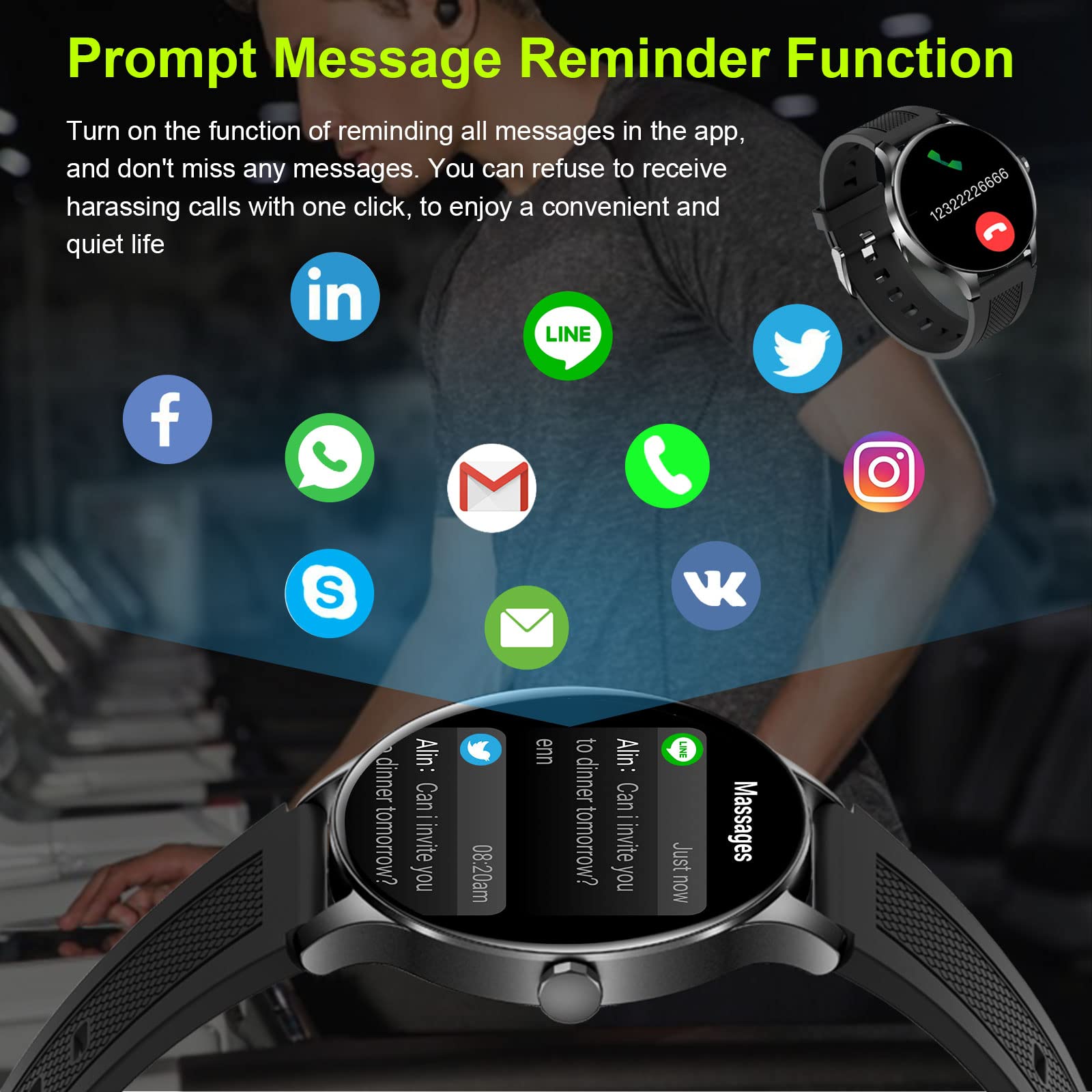 LiveGo Smart Watch for Men Women, 2023 1.3