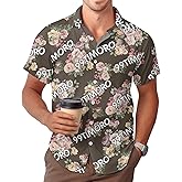 99TIMORO Spacecraft Hawaiian Shirt, Character Movie Button Short Sleeve Top, Space Theme, Men Women Gifts