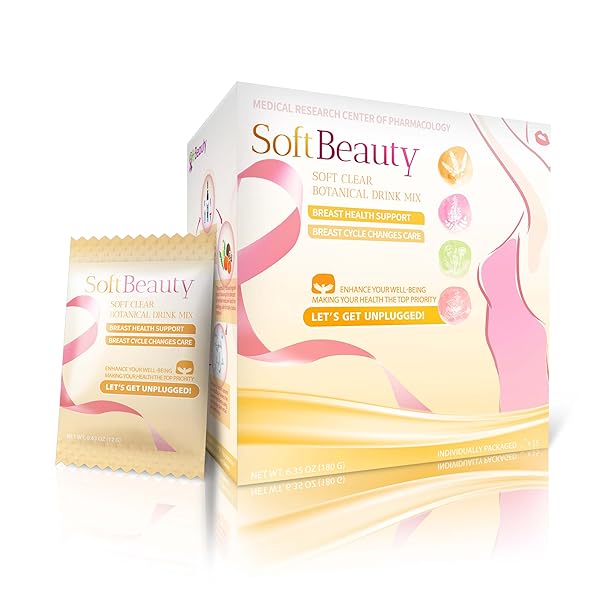 SOFTBEAUTY CLOGGED MILK DUCT RELIEF FENUGREEK DRINK MIX, PMS RELIEF SUPPORT SUPPLEMENT FOR WOMEN, MASTITIS RELIEF, BREAST ENGORGEMENT & TENDERNESS RELIEF, SOFTEN LUMPS, PMS TEA FOR FIBROCYSTIC CHANGES