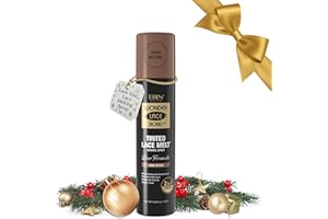 EBIN NEW YORK Tinted Lace Spray - 10X Quick Dry, Water Resistant, No Residue, Even Application, Skin Tone Matching, Natural Look - 3.38oz/ 100ml - Dark Brown