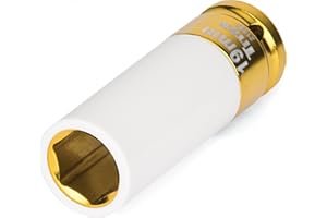 Titan 21092 1/2-Inch Drive x 19mm Non-marring Impact Deep Lug Nut Socket